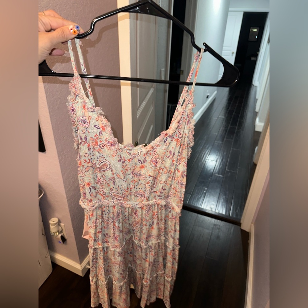 Floral Spaghetti Strap Dress